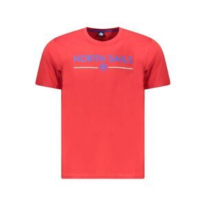 North Sails Red Cotton Men Men's T-Shirt
